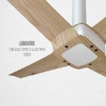 Luminous New York Madison+ 1300mm 4 Blade Ceiling Fan Pine Wood