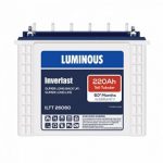 Luminous Inverlast ILTT26060 220Ah Tall Tubular Battery Tubular Inverter Battery