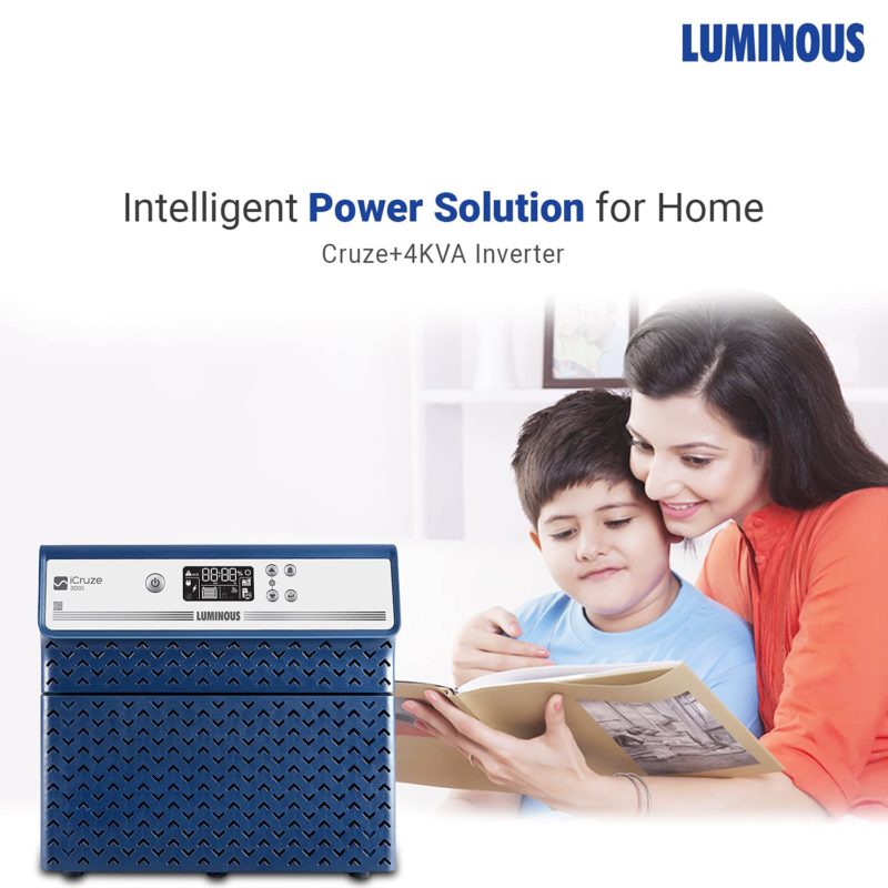 Luminous iCruze 3000 2.8 KVA 2240W Pure Sine Wave Super Inverter for Home, Office, and Shops (Dark Blue) - Image 4